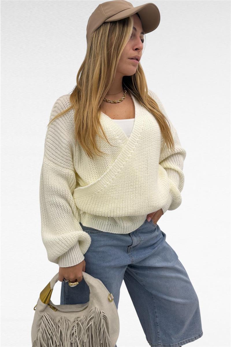 cardigan con laccio regolabile avvolgo